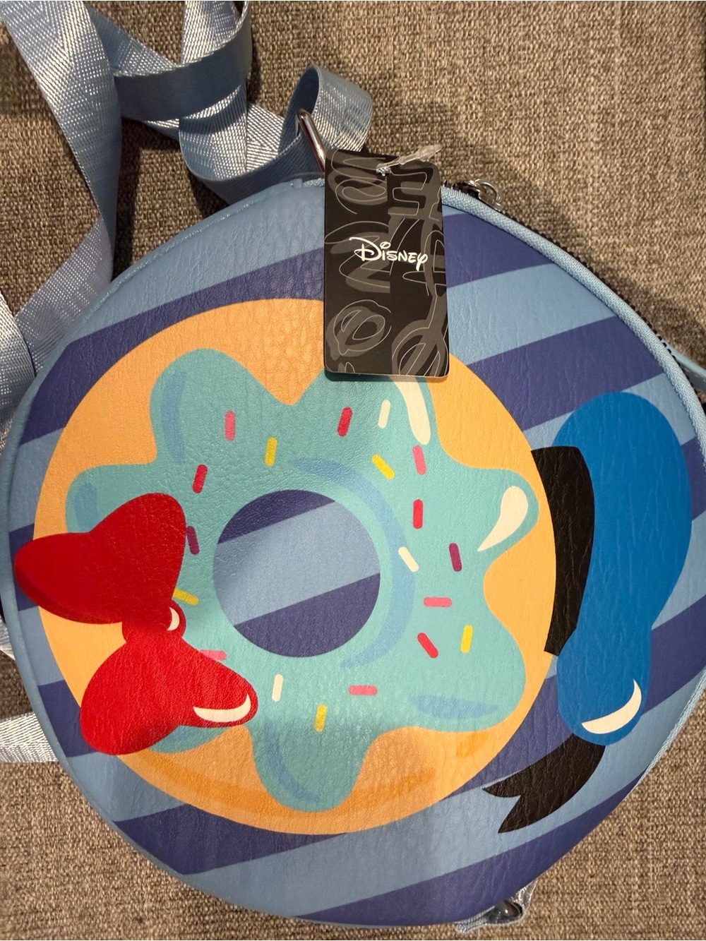 NWT- Buckle-Down Light Blue & Teal Disney Character Donald Duck Bag - Picture 4 of 5